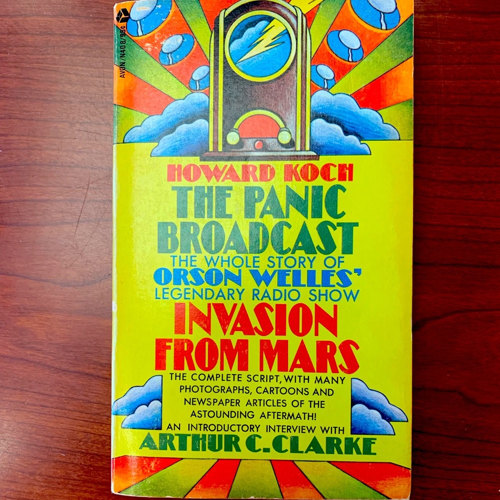 The Panic Broadcast.  The whole story of Orson Welles Legendary Radio Show